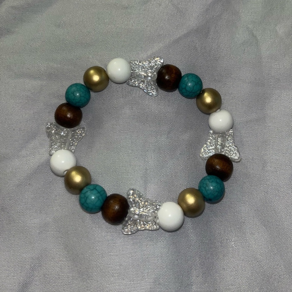 Handmade butterfly bracelet